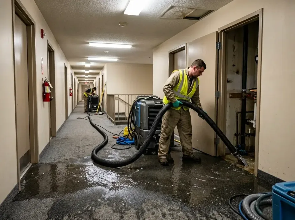 multi-unit-apartment-hallway-f-005 — frequently asked questions, Emergency Burst Pipe Water Extraction & Removal in Montana